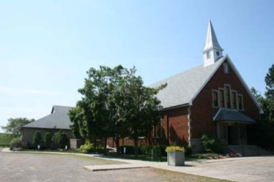 Front View of church